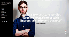 Desktop Screenshot of gavinhiggins.com